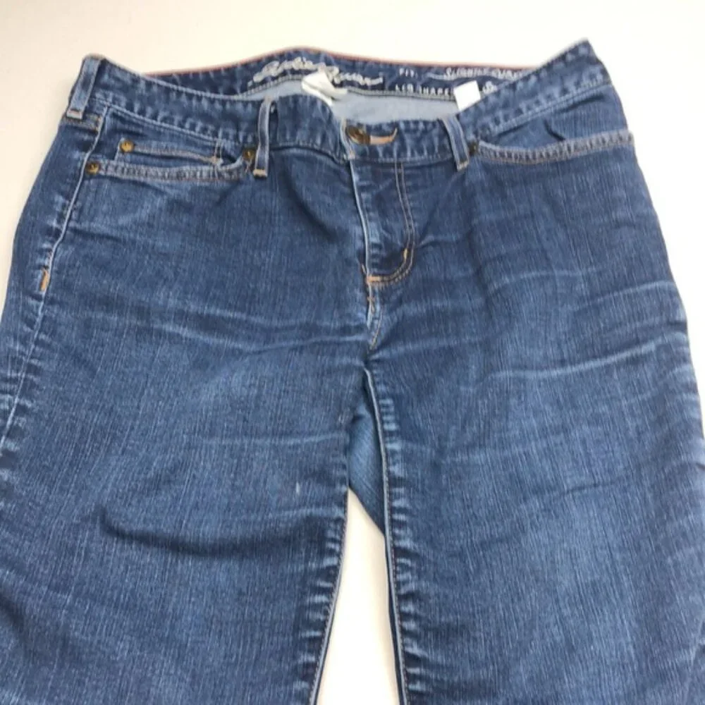 PREMIUM EDDIE BAUER SLIGHTLY CURVY SKINNY JEANS 10/30x28 ⭐️